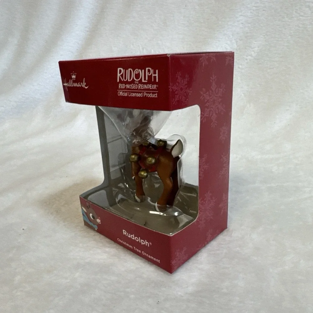 Hallmark Rudolph the Red-Nosed Reindeer Christmas Tree Ornament 2HCM4039 Brown